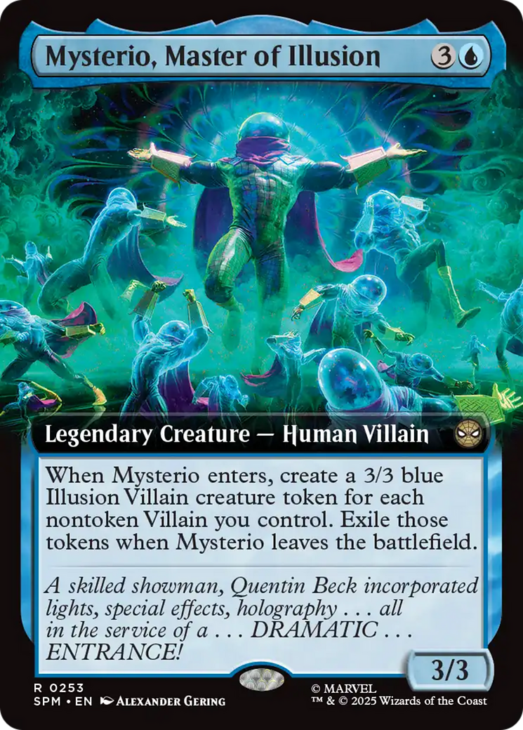 Mysterio, Master of Illusion (Extended Card) [Marvel's Spider-Man] | Pegasus Games WI