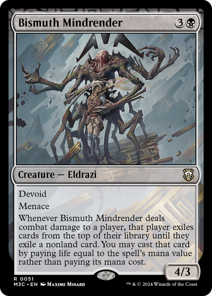 Bismuth Mindrender (Ripple Foil) [Modern Horizons 3 Commander] | Pegasus Games WI