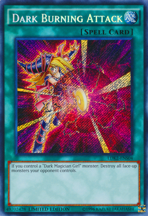 Dark Burning Attack [LDK2-ENS04] Secret Rare | Pegasus Games WI