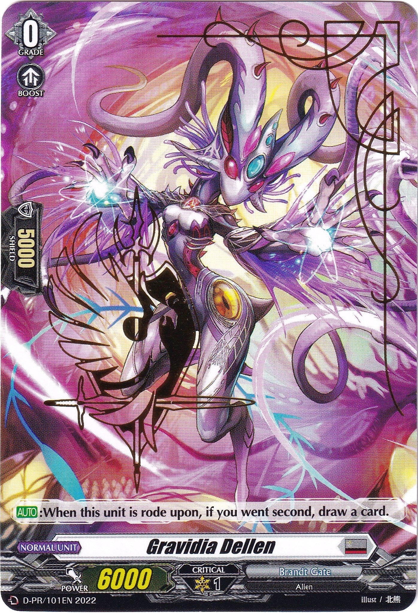 Gravidia Dellen (Hot Stamped) (D-PR/101EN 2022) [D Promo Cards] | Pegasus Games WI