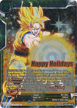 Son Goku, the Path to Godhood (Gift Box 2019) (BT8-068) [Promotion Cards] | Pegasus Games WI