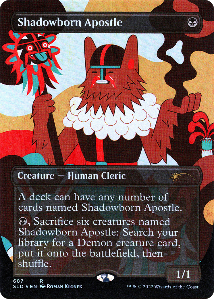 Shadowborn Apostle (687) (Borderless) [Secret Lair Drop Promos] | Pegasus Games WI