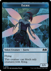 Faerie // Food (0010) Double-Sided Token [Wilds of Eldraine Tokens] | Pegasus Games WI