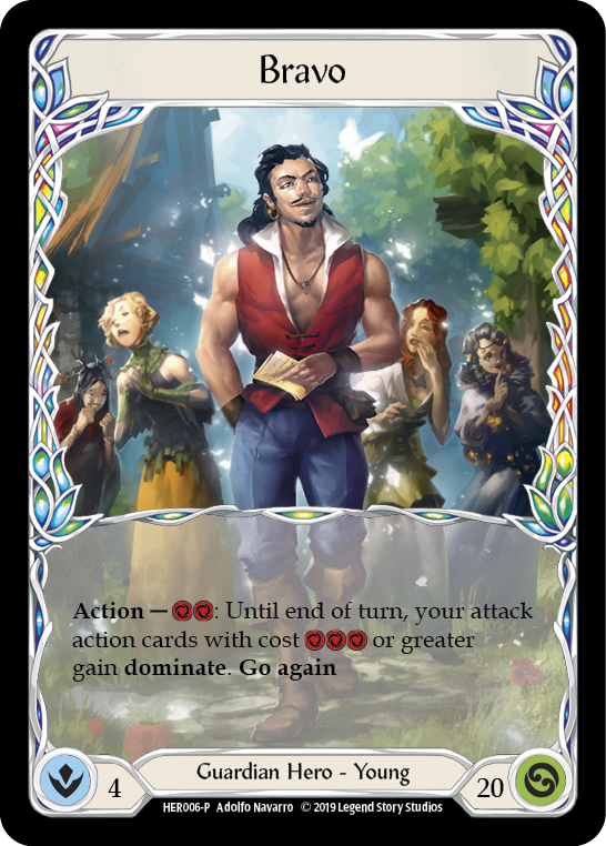 Bravo [HER006-P] (Promo)  1st Edition Rainbow Foil | Pegasus Games WI