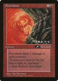 Pyroclasm (Oversized) [Oversize Cards] | Pegasus Games WI
