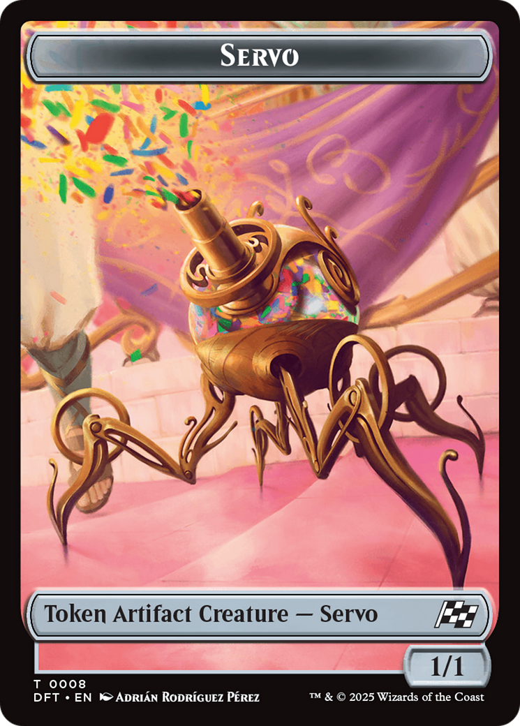 Beast (0010) // Servo Double-Sided Token [Aetherdrift Tokens] | Pegasus Games WI