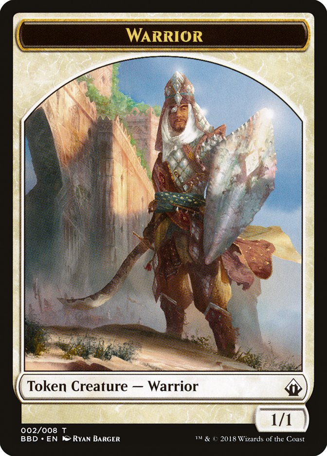 Warrior Token [Battlebond Tokens] | Pegasus Games WI