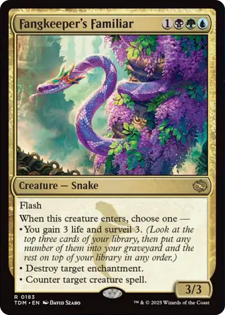 Fangkeeper's Familiar [Tarkir: Dragonstorm] | Pegasus Games WI