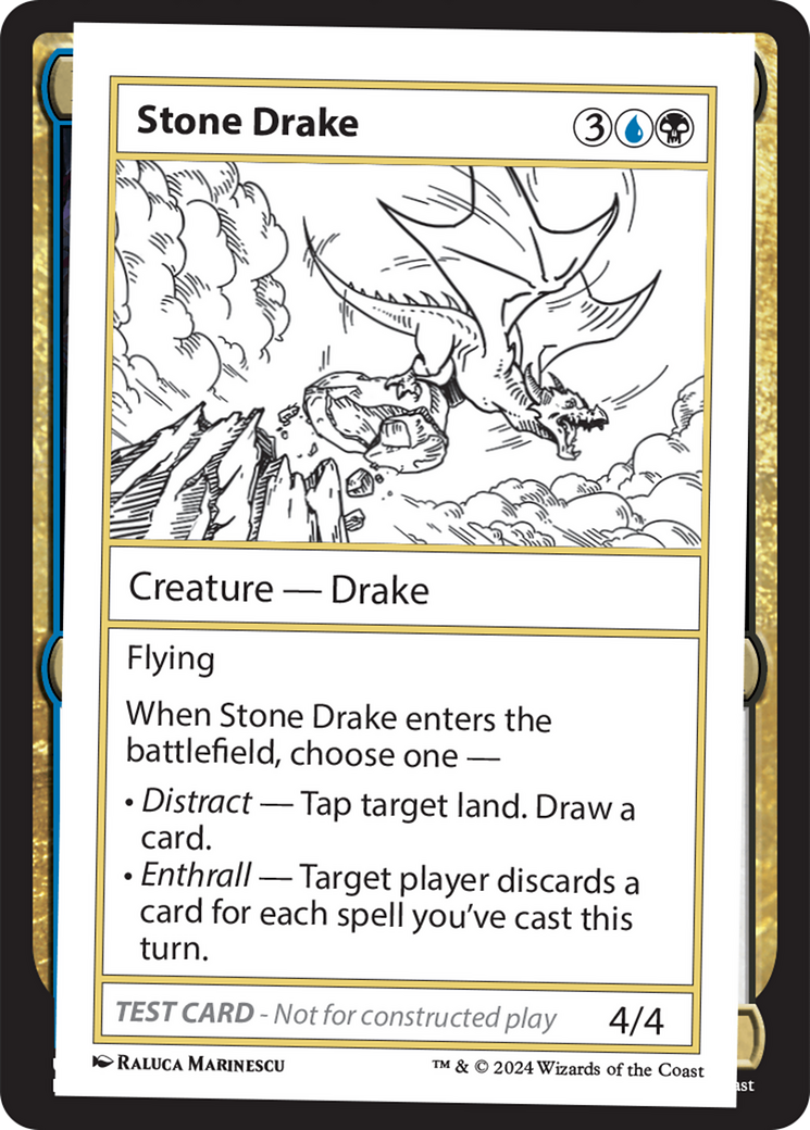 Stone Drake [Mystery Booster 2 Playtest Cards] | Pegasus Games WI