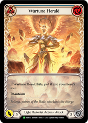 Wartune Herald (Blue Extended Art) [FAB037] (Promo)  Rainbow Foil | Pegasus Games WI