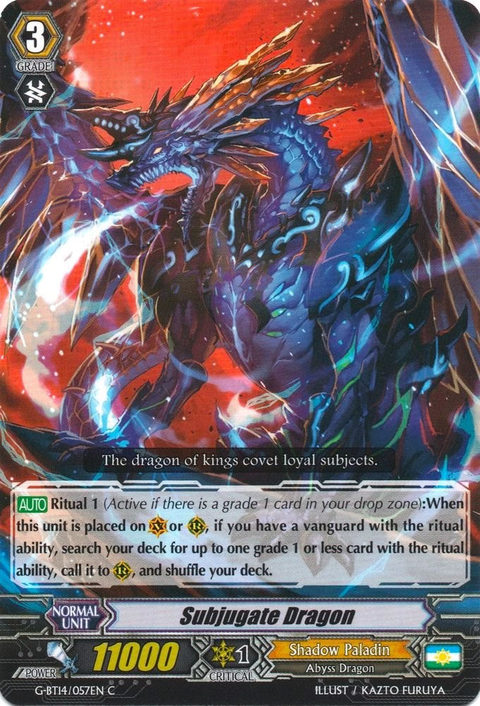 Subjugate Dragon (G-BT14/057EN) [Divine Dragon Apocrypha] | Pegasus Games WI