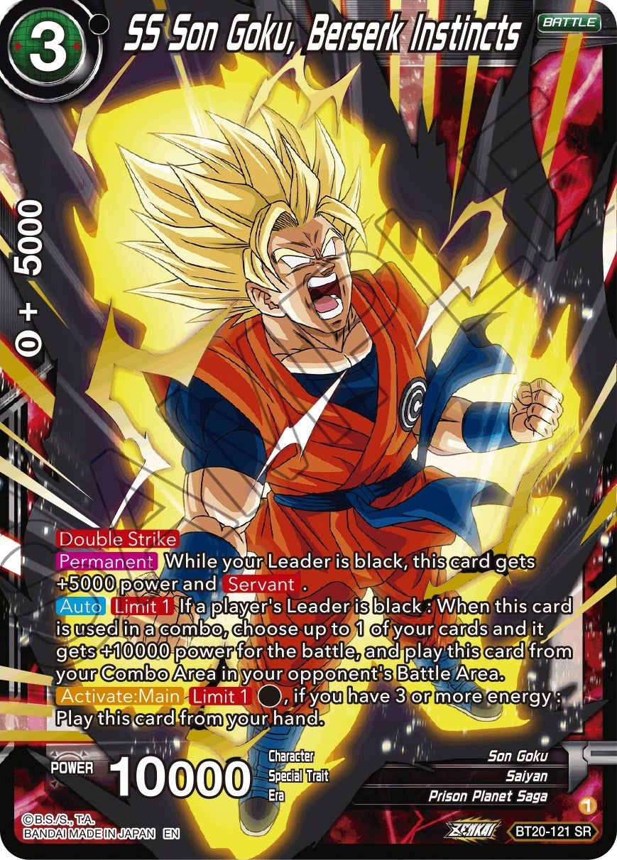SS Son Goku, Berserk Instincts (BT20-121) [Power Absorbed] | Pegasus Games WI