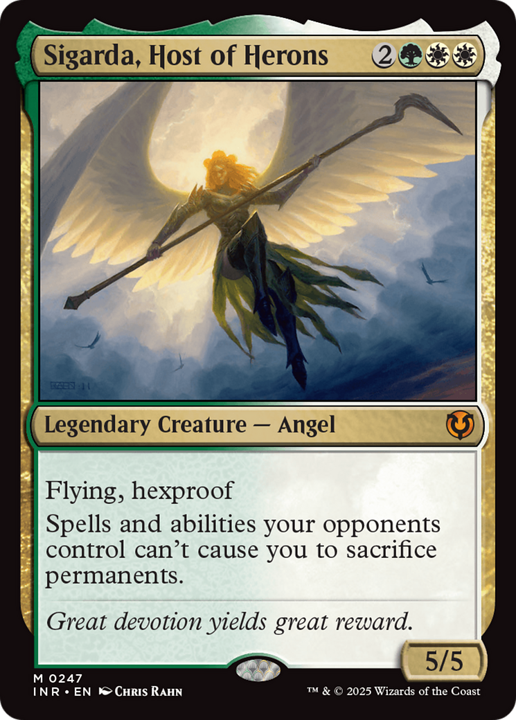 Sigarda, Host of Herons (Retro Frame) [Innistrad Remastered] | Pegasus Games WI