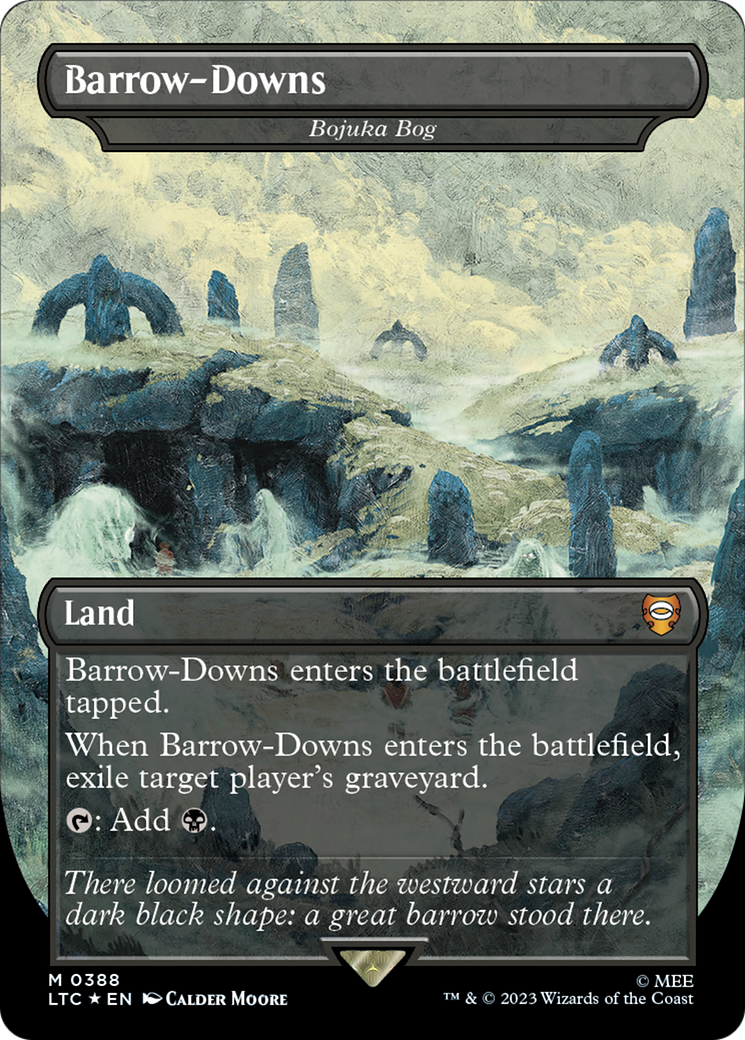 Barrow-Downs - Bojuka Bog (Surge Foil Realms and Relics) [The Lord of the Rings: Tales of Middle-Earth Commander] | Pegasus Games WI