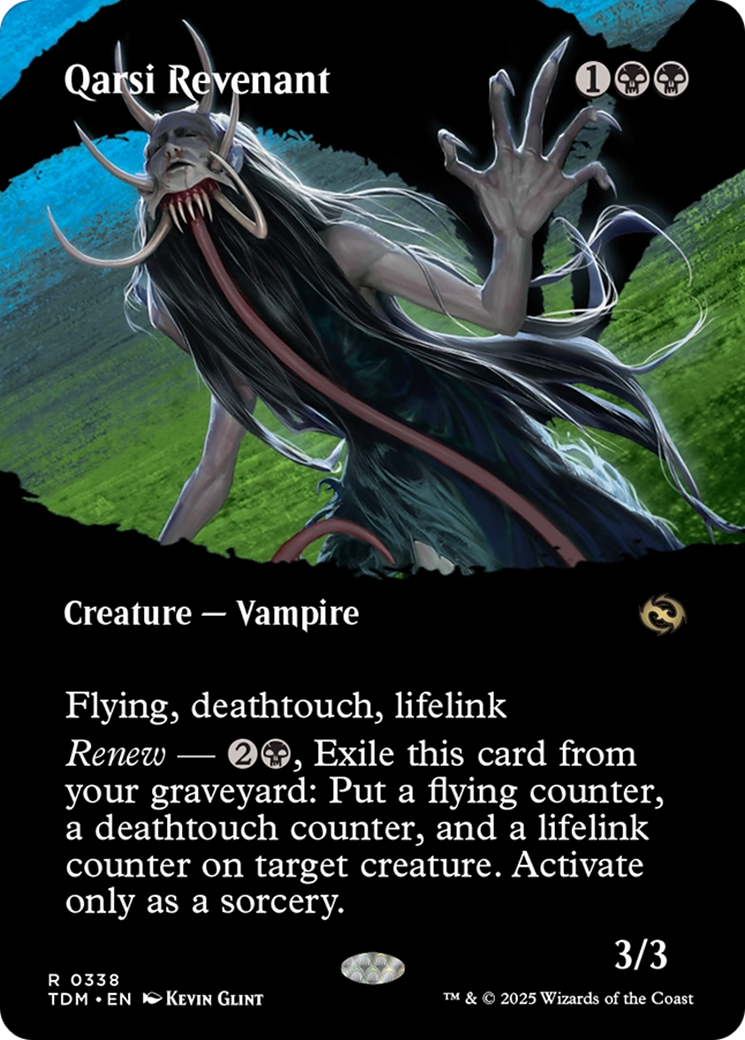 Qarsi Revenant (Borderless) [Tarkir: Dragonstorm] | Pegasus Games WI