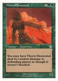 Thorn Elemental (Oversized) [Oversize Cards] | Pegasus Games WI