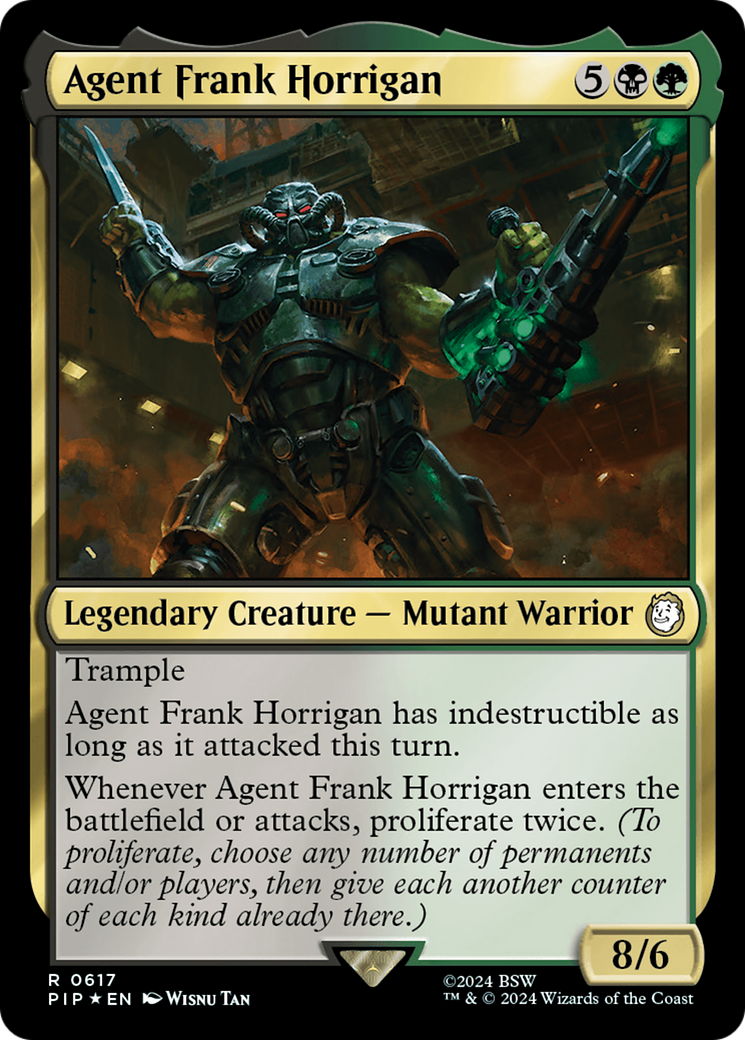 Agent Frank Horrigan (Surge Foil) [Fallout] | Pegasus Games WI