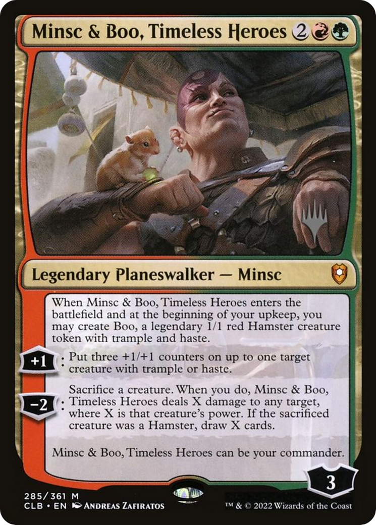 Minsc & Boo, Timeless Heroes (Promo Pack) [The Lost Caverns of Ixalan Promos] | Pegasus Games WI
