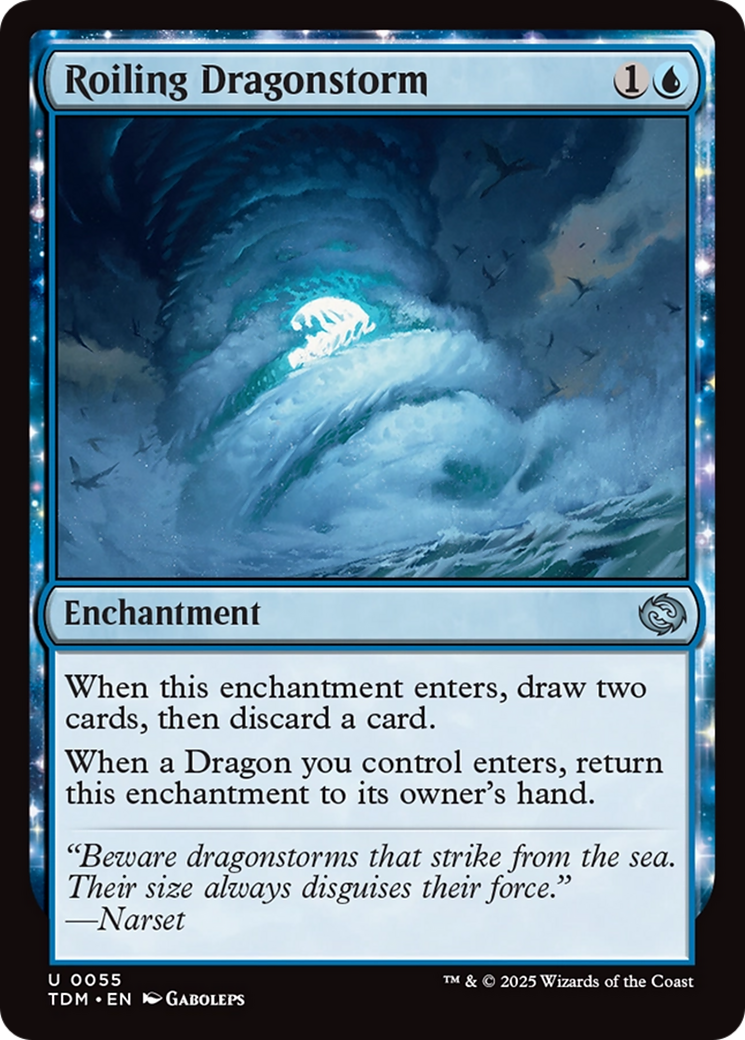 Roiling Dragonstorm [Tarkir: Dragonstorm] | Pegasus Games WI
