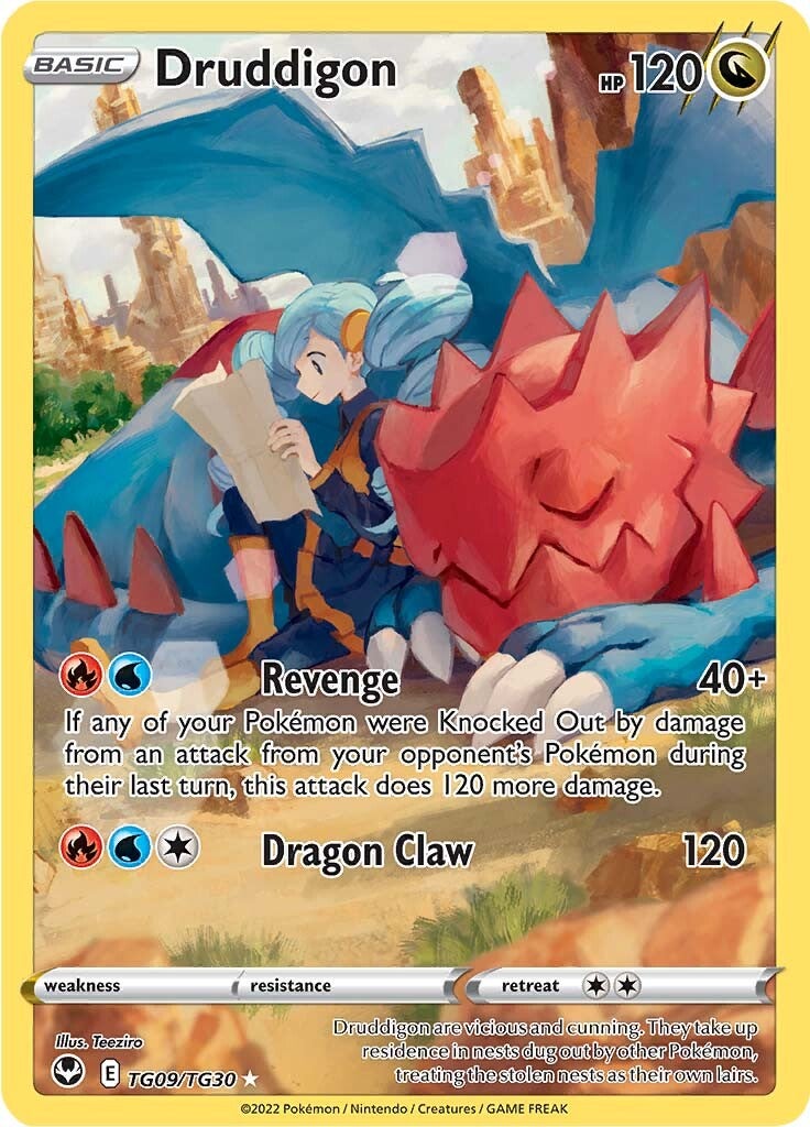 Druddigon (TG09/TG30) [Sword & Shield: Silver Tempest] | Pegasus Games WI