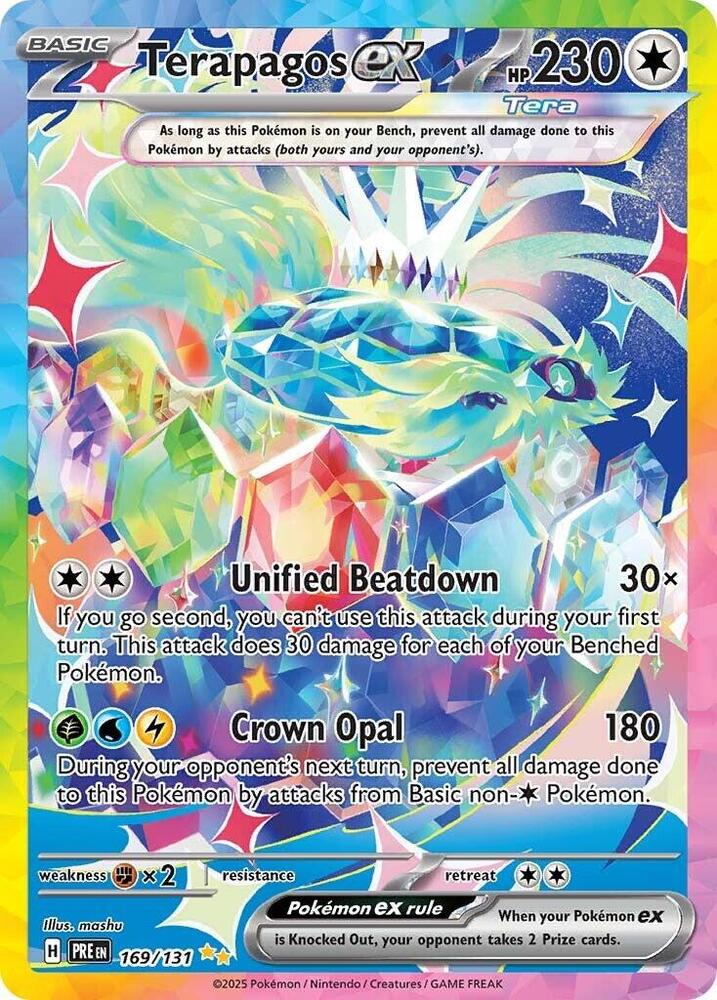 Terapagos ex (169/131) [Scarlet & Violet: Prismatic Evolutions] | Pegasus Games WI