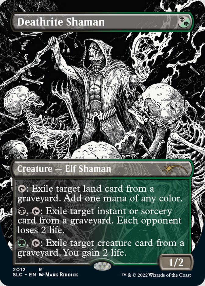 Deathrite Shaman (Borderless) [Secret Lair Countdown Kit] | Pegasus Games WI