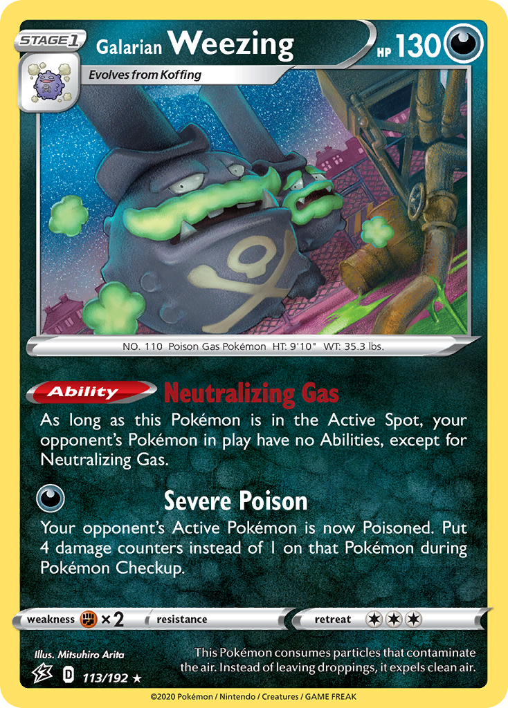 Galarian Weezing (113/192) [Sword & Shield: Rebel Clash] | Pegasus Games WI