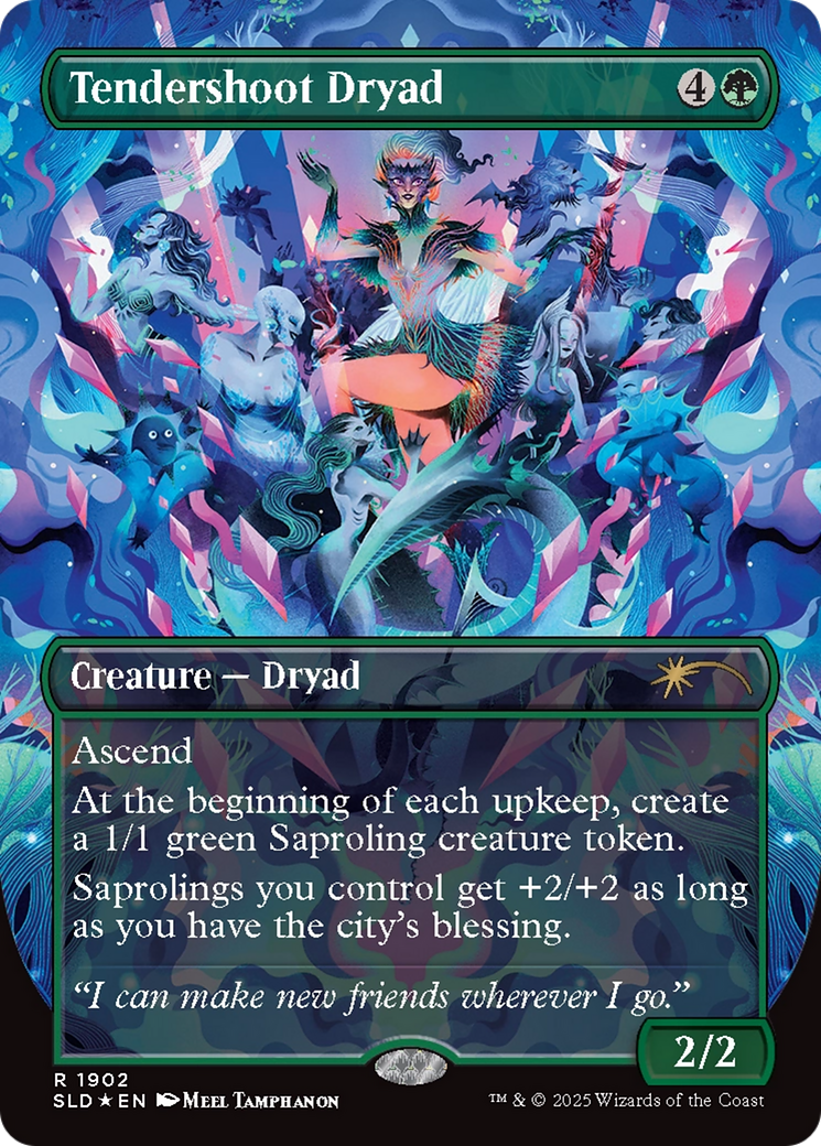 Tendershoot Dryad (Double Rainbow Foil) [Secret Lair Drop Series] | Pegasus Games WI