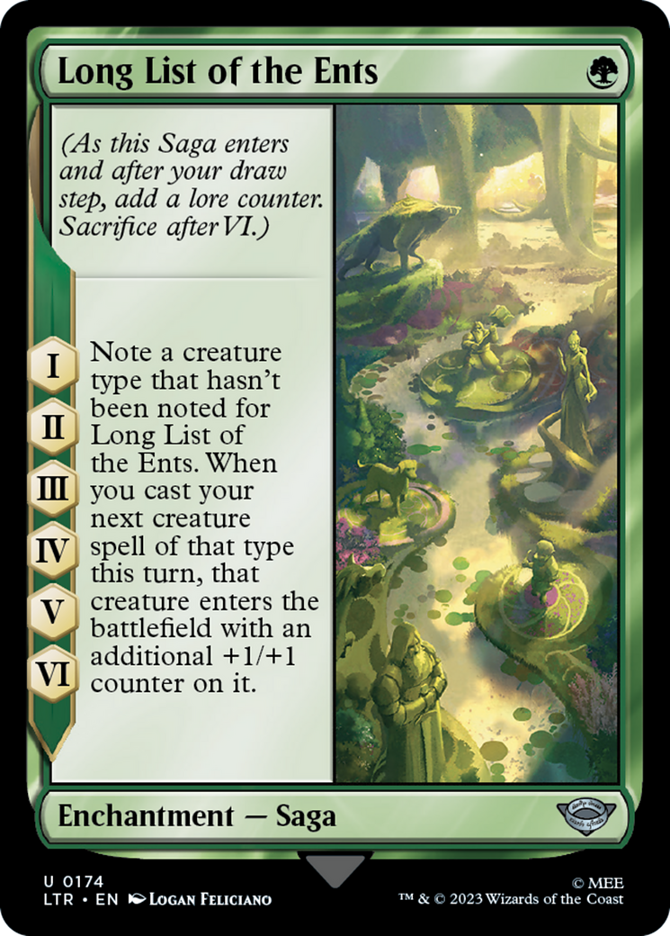 Long List of the Ents [The Lord of the Rings: Tales of Middle-Earth] | Pegasus Games WI