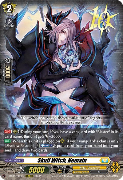 Skull Witch, Nemain (D-BT05/006EN) [Triumphant Return of the Brave Heroes] | Pegasus Games WI