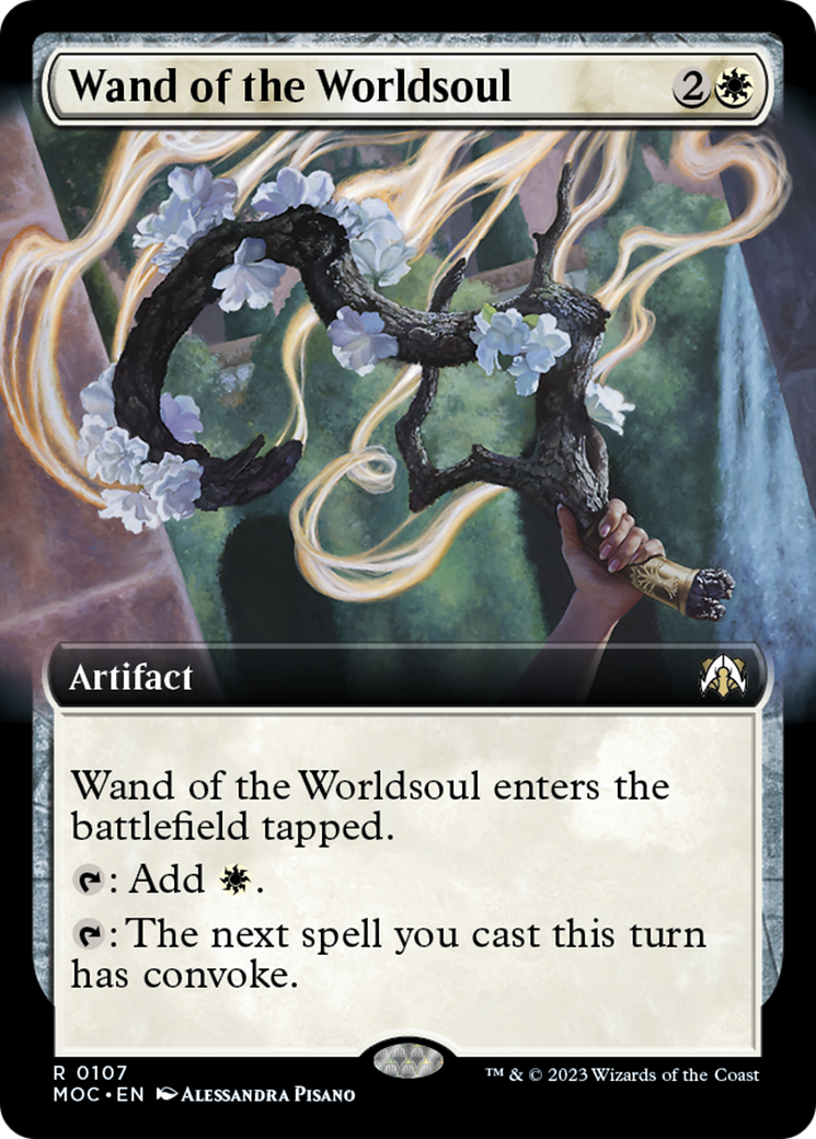 Wand of the Worldsoul (Extended Art) [March of the Machine Commander] | Pegasus Games WI