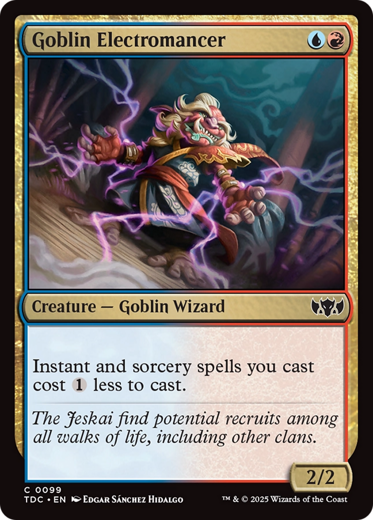 Goblin Electromancer [Tarkir: Dragonstorm Commander] | Pegasus Games WI