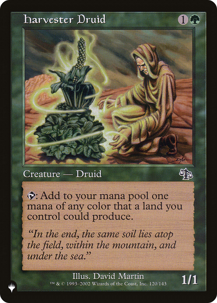 Harvester Druid [The List Reprints] | Pegasus Games WI