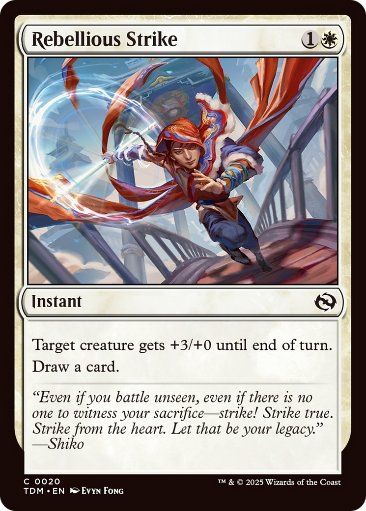 Rebellious Strike [Tarkir: Dragonstorm] | Pegasus Games WI