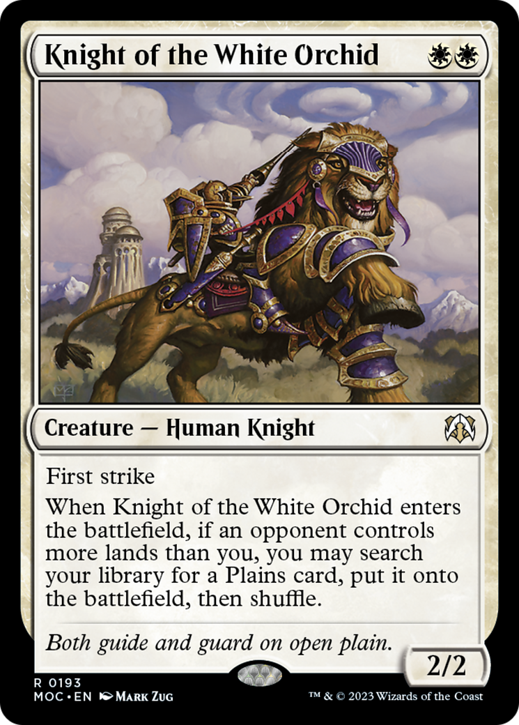 Knight of the White Orchid [March of the Machine Commander] | Pegasus Games WI