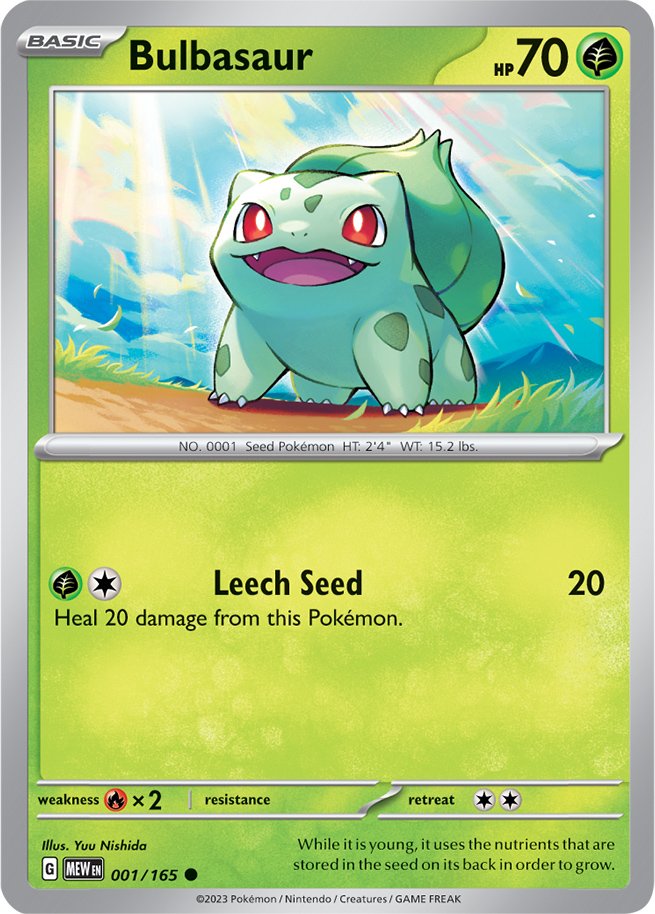 Bulbasaur (001/165) [Scarlet & Violet: 151] | Pegasus Games WI