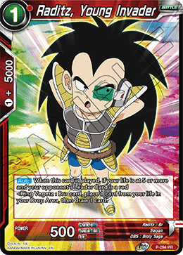 Raditz, Young Invader (P-294) [Tournament Promotion Cards] | Pegasus Games WI