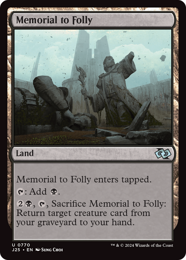 Memorial to Folly [Foundations Jumpstart] | Pegasus Games WI