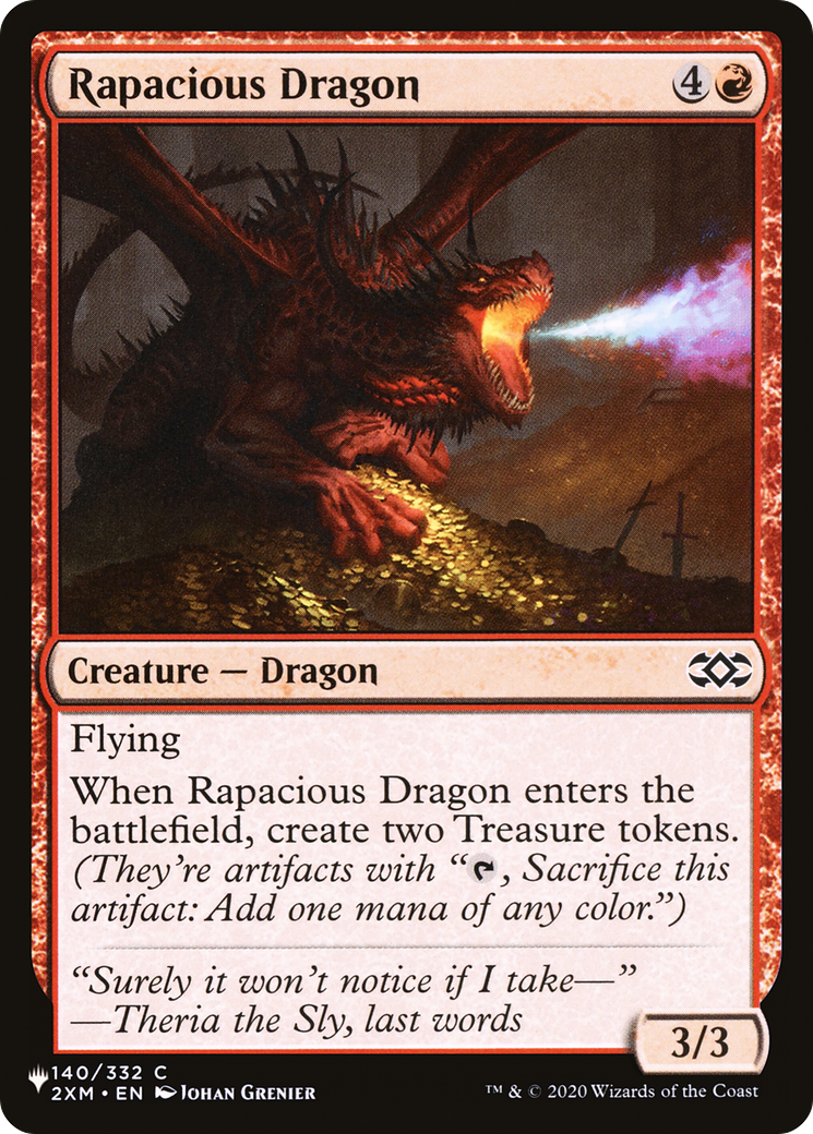 Rapacious Dragon [The List Reprints] | Pegasus Games WI