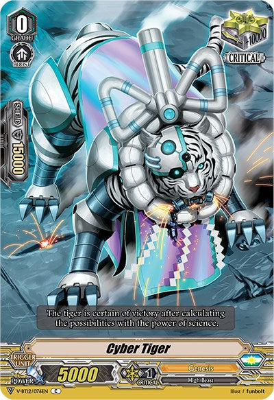 Cyber Tiger (V-BT12/076EN) [Divine Lightning Radiance] | Pegasus Games WI