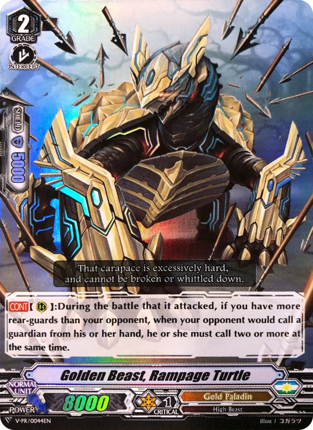 Golden Beast, Rampage Turtle (V-PR/0044EN) [V Promo Cards] | Pegasus Games WI
