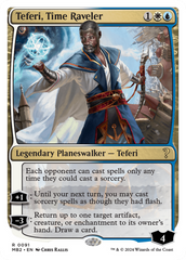 Teferi, Time Raveler (White Border) [Mystery Booster 2] | Pegasus Games WI