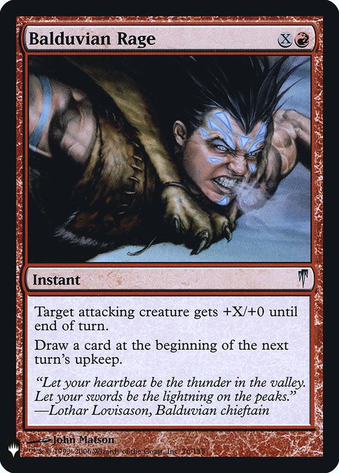 Balduvian Rage [Mystery Booster] | Pegasus Games WI