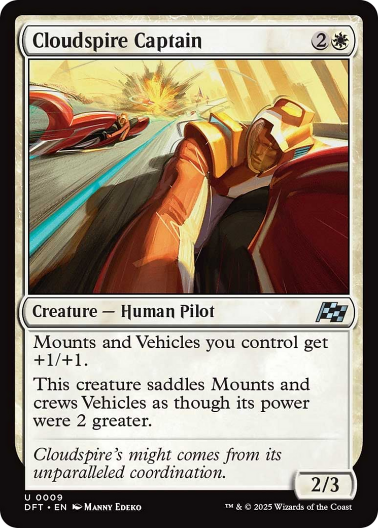 Cloudspire Captain [Aetherdrift] | Pegasus Games WI