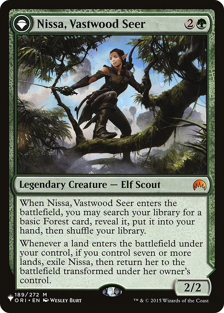 Nissa, Vastwood Seer // Nissa, Sage Animist [Secret Lair: From Cute to Brute] | Pegasus Games WI