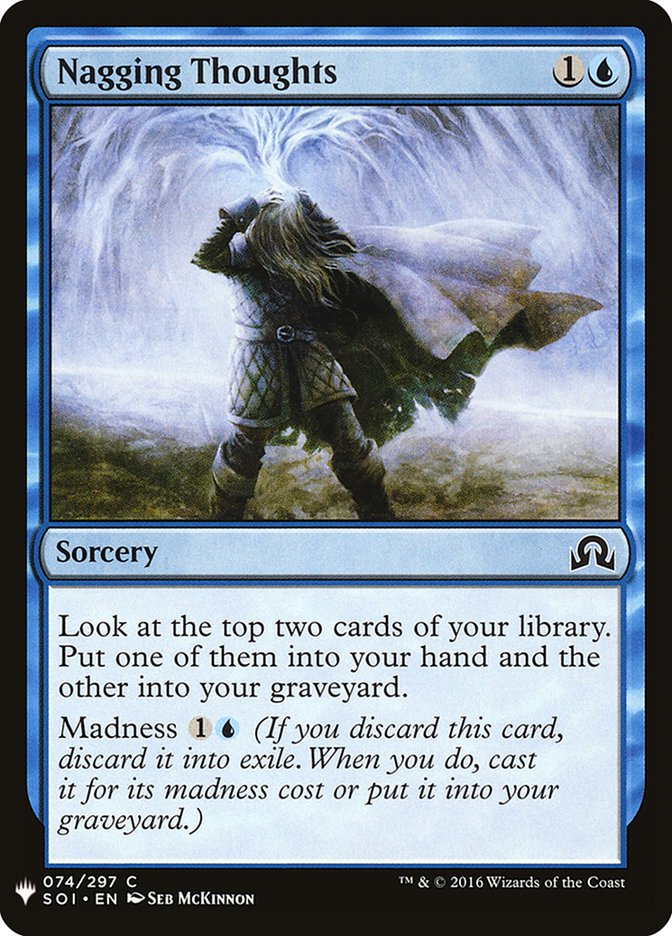 Nagging Thoughts [Mystery Booster] | Pegasus Games WI