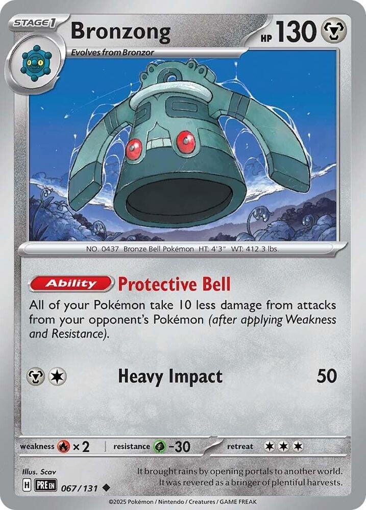 Bronzong (067/131) [Scarlet & Violet: Prismatic Evolutions] | Pegasus Games WI