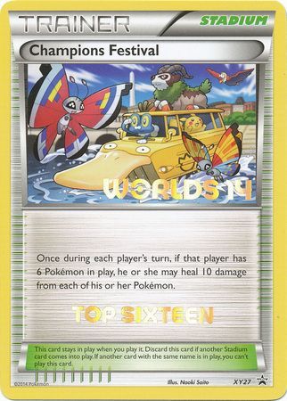 Champions Festival (XY27) (2014 Top Sixteen) [XY: Black Star Promos] | Pegasus Games WI