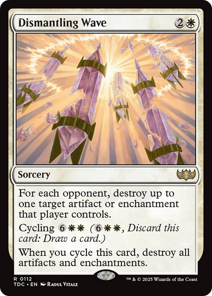 Dismantling Wave [Tarkir: Dragonstorm Commander] | Pegasus Games WI