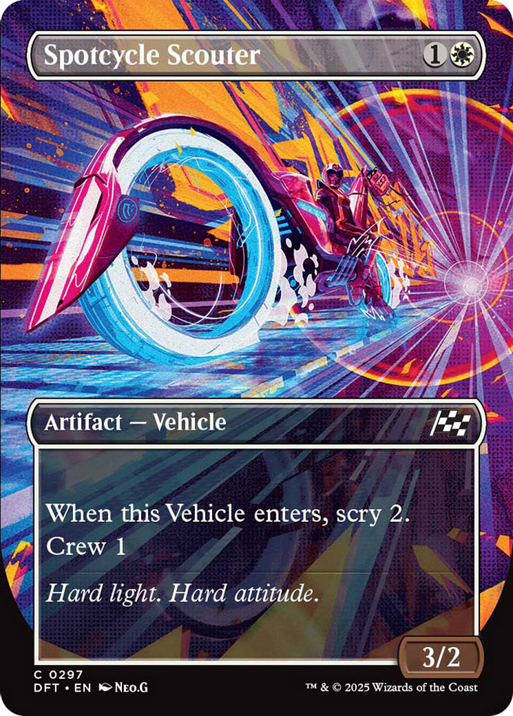 Spotcycle Scouter (Borderless) [Aetherdrift] | Pegasus Games WI